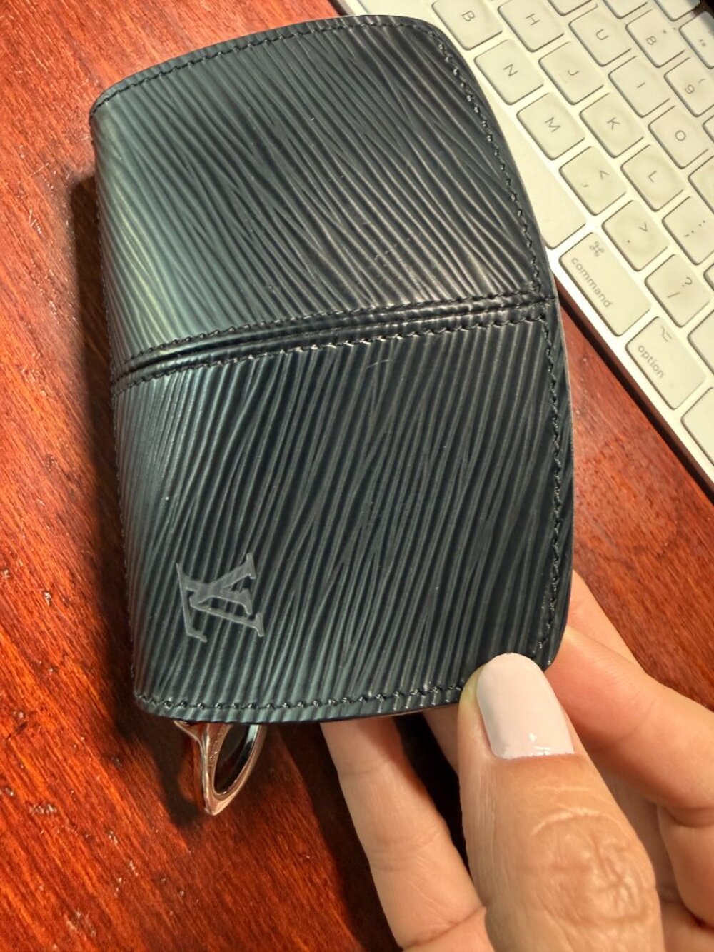 Authentic Louis Vuitton Black Coin Purse